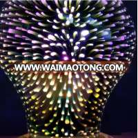 Wholesale colorful A60/A55 3D star decor led bulbs lamps